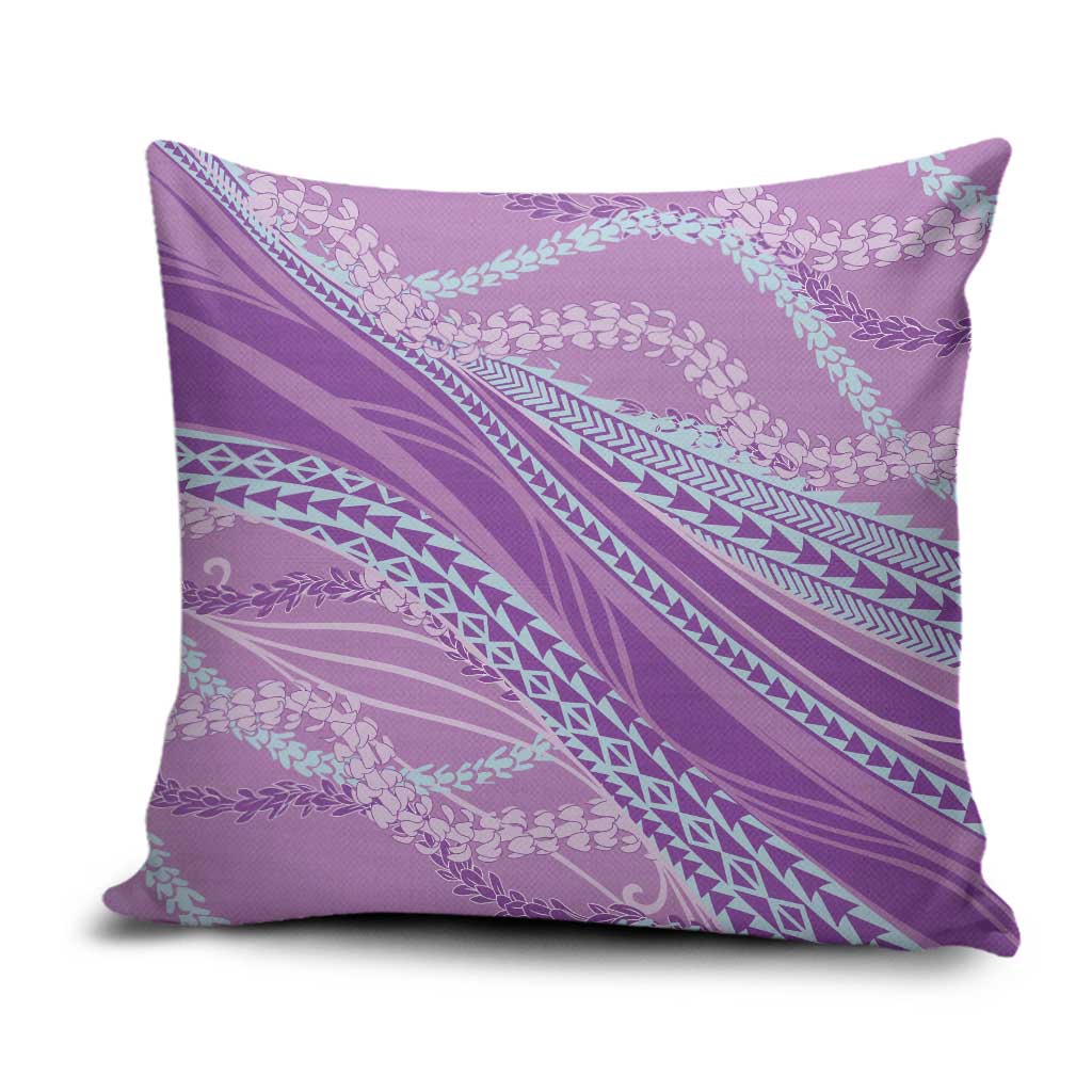 Polynesian Puakeniken Pikake Twisted Lei Pillow Cover Amethys - Polynesian Pride