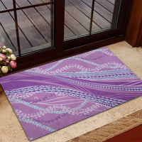 Polynesian Puakeniken Pikake Twisted Lei Rubber Doormat Amethys LT7 - Polynesian Pride