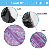 Polynesian Puakeniken Pikake Twisted Lei Spare Tire Cover Amethys - Polynesian Pride