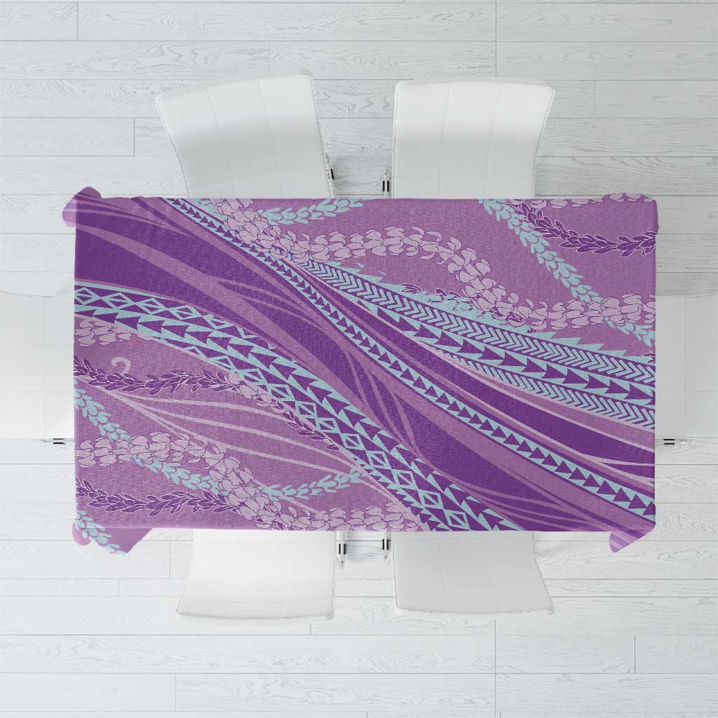 Polynesian Puakeniken Pikake Twisted Lei Tablecloth Amethys - Polynesian Pride