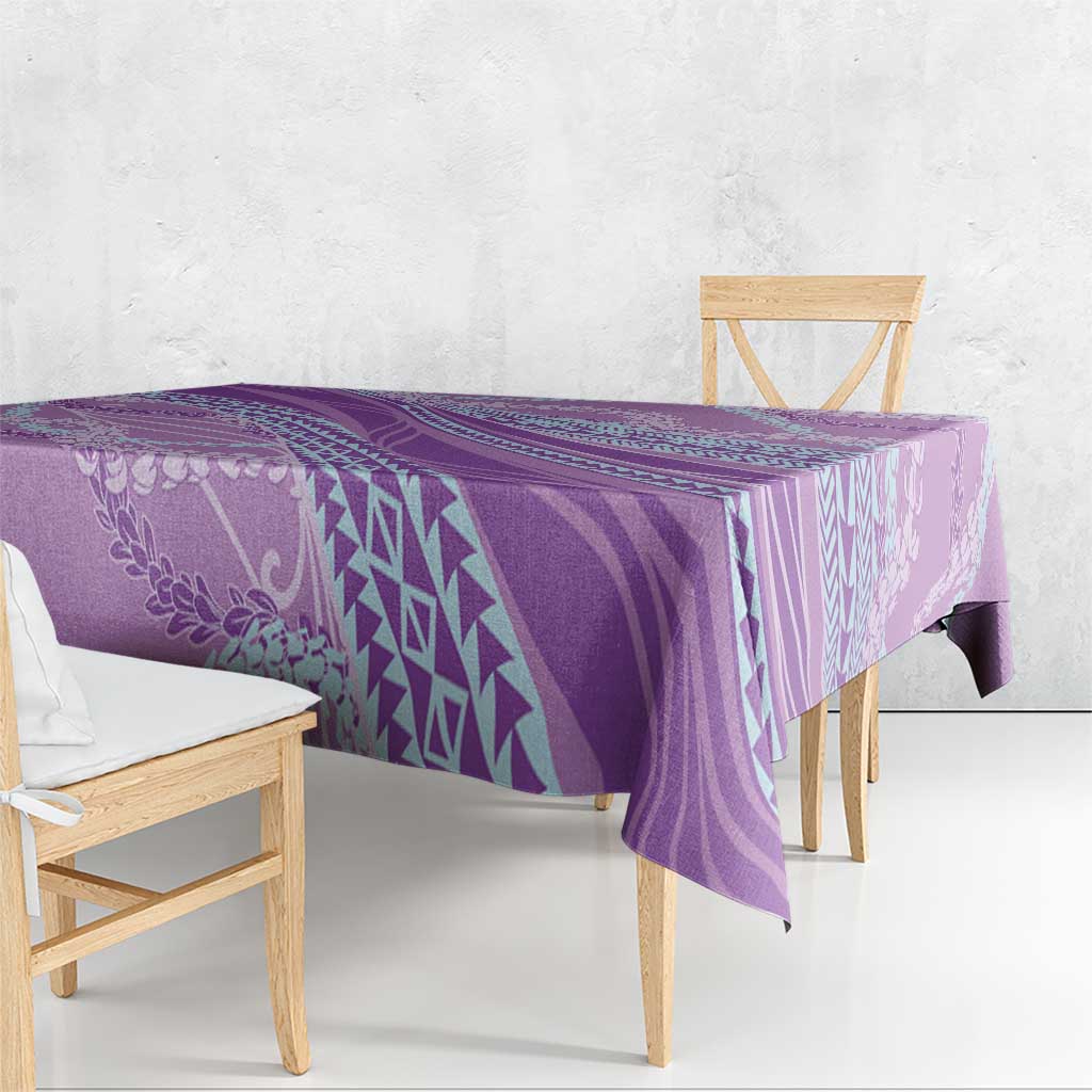 Polynesian Puakeniken Pikake Twisted Lei Tablecloth Amethys - Polynesian Pride