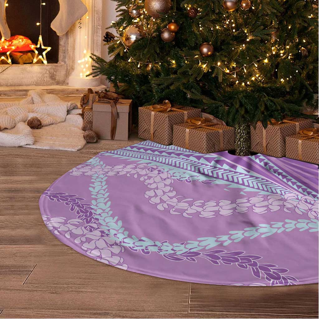 Polynesian Puakeniken Pikake Twisted Lei Tree Skirt Amethys - Polynesian Pride