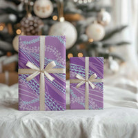 Polynesian Puakeniken Pikake Twisted Lei Wrapping Paper Amethys