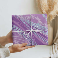 Polynesian Puakeniken Pikake Twisted Lei Wrapping Paper Amethys