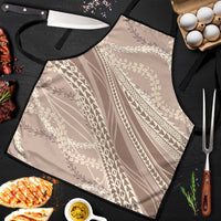 Polynesian Puakeniken Pikake Twisted Lei Apron Beige LT7 Beige - Polynesian Pride