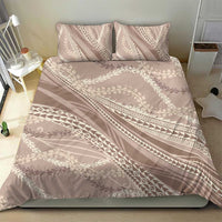 Polynesian Puakeniken Pikake Twisted Lei Bedding Set Beige LT7 - Polynesian Pride