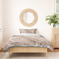 Polynesian Puakeniken Pikake Twisted Lei Bedding Set Beige LT7 - Polynesian Pride
