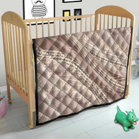 Polynesian Puakeniken Pikake Twisted Lei Quilt Beige - Polynesian Pride