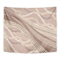 Polynesian Puakeniken Pikake Twisted Lei Tapestry Beige - Polynesian Pride