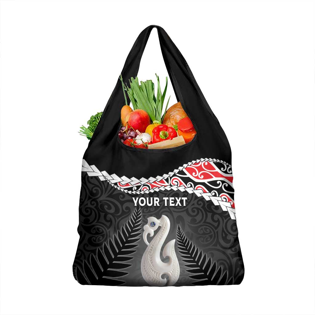 Personalised New Zealand Maori Grocery Bag Manaia Mix Koru