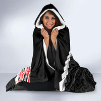 Personalised New Zealand Maori Hooded Blanket Manaia Mix Koru LT7 - Polynesian Pride
