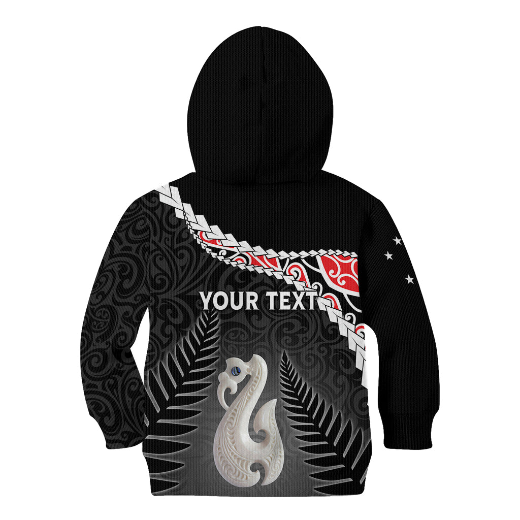 Personalised New Zealand Maori Kid Hoodie Manaia Mix Koru LT7 - Polynesian Pride