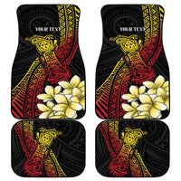 Personalized Papua New Guinea Car Mats Kundu Drum Carving Motifs