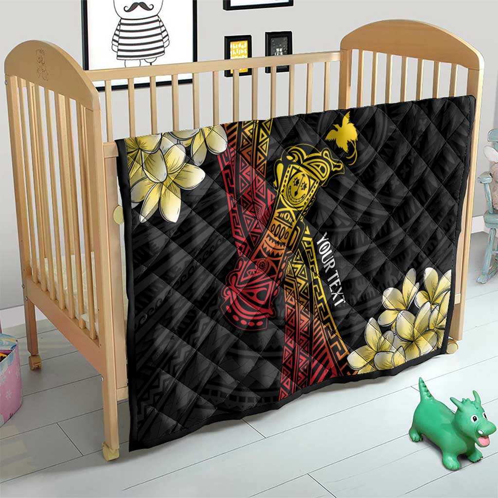 Personalized Papua New Guinea Quilt Kundu Drum Carving Motifs