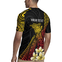 Personalized Papua New Guinea Rugby Jersey Kundu Drum Carving Motifs