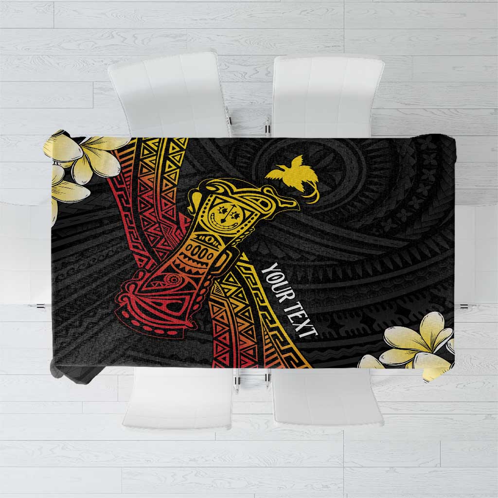 Personalized Papua New Guinea Tablecloth Kundu Drum Carving Motifs