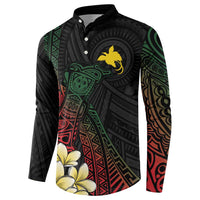 Personalized Papua New Guinea Button Sweatshirt Kundu Drum Motifs - Sepik Colors