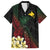 Personalized Papua New Guinea Family Matching Tank Maxi Dress and Hawaiian Shirt Kundu Drum Motifs - Sepik Colors