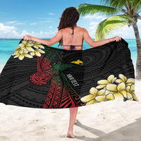 Personalized Papua New Guinea Sarong Kundu Drum Motifs - Sepik Colors