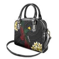 Personalized Papua New Guinea Shoulder Handbag Kundu Drum Motifs - Sepik Colors