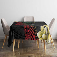 Personalized Papua New Guinea Tablecloth Kundu Drum Motifs - Sepik Colors