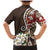 Bula Fiji Tagimaucia Mix Plumeria Masi Tapa Family Matching Mermaid Dress and Hawaiian Shirt Brown LT7 - Polynesian Pride