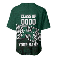 Hawaii Rainbow Warriors Alumni Custom Baseball Jersey Kanaka Arrows Tropical Vibes
