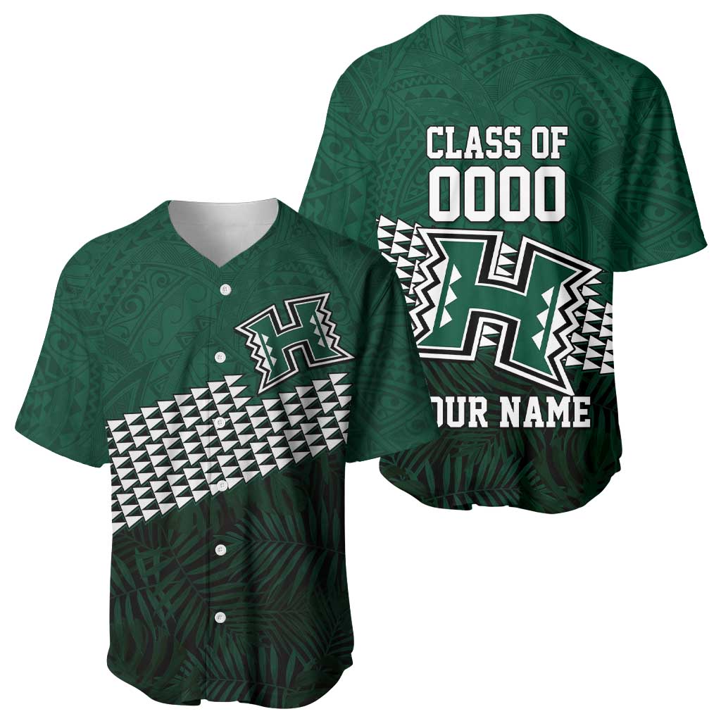 Hawaii Rainbow Warriors Alumni Custom Baseball Jersey Kanaka Arrows Tropical Vibes