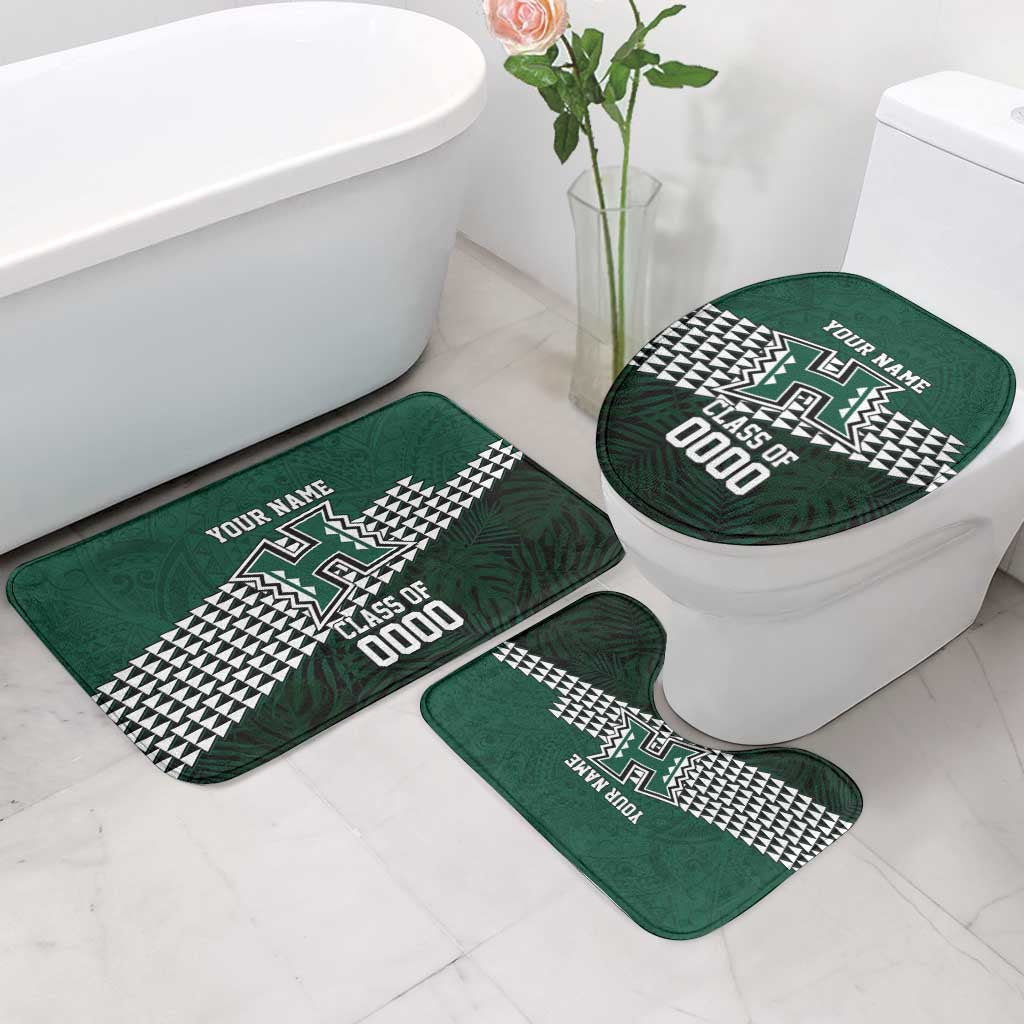 Hawaii Rainbow Warriors Alumni Custom Bathroom Set Kanaka Arrows Tropical Vibes