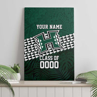 Hawaii Rainbow Warriors Alumni Custom Canvas Wall Art Kanaka Arrows Tropical Vibes