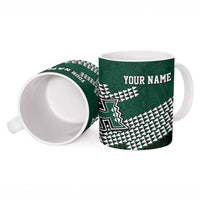 Hawaii Rainbow Warriors Alumni Custom Ceramic Mug Kanaka Arrows Tropical Vibes