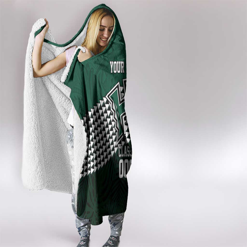 Hawaii Rainbow Warriors Alumni Custom Hooded Blanket Kanaka Arrows Tropical Vibes