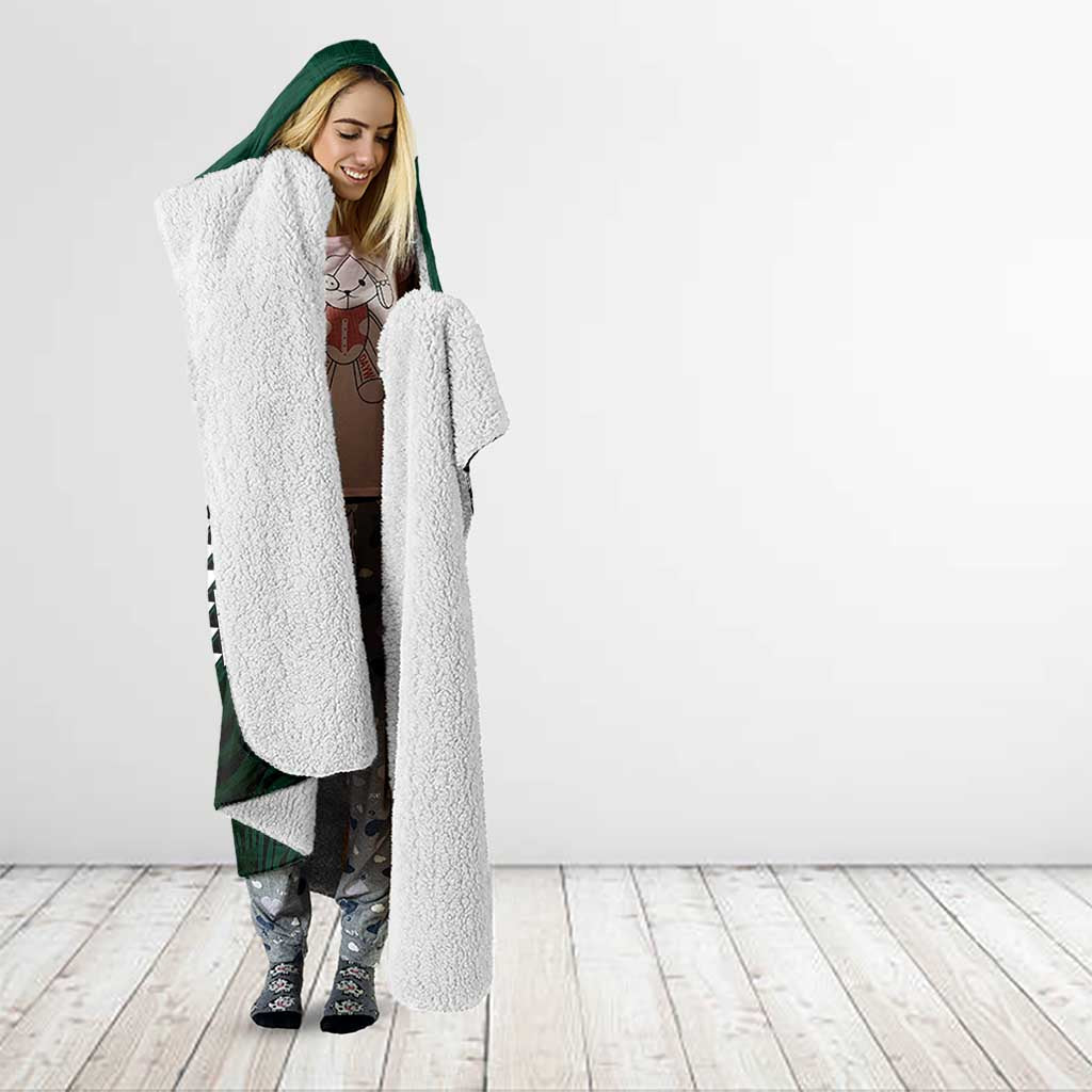 Hawaii Rainbow Warriors Alumni Custom Hooded Blanket Kanaka Arrows Tropical Vibes