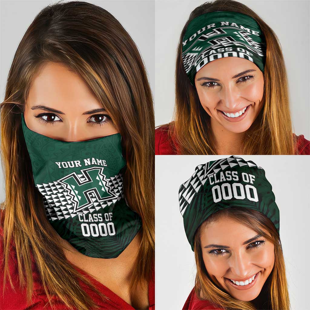 Hawaii Rainbow Warriors Alumni Custom Neck Gaiter Kanaka Arrows Tropical Vibes