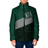 Hawaii Rainbow Warriors Alumni Custom Padded Jacket Kanaka Arrows Tropical Vibes