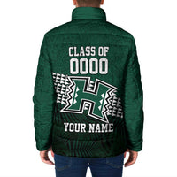 Hawaii Rainbow Warriors Alumni Custom Padded Jacket Kanaka Arrows Tropical Vibes
