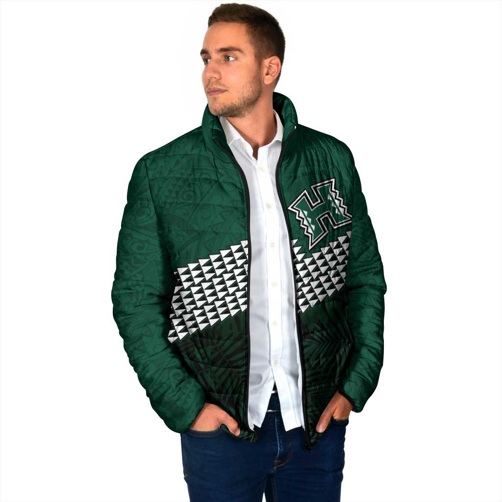 Hawaii Rainbow Warriors Alumni Custom Padded Jacket Kanaka Arrows Tropical Vibes