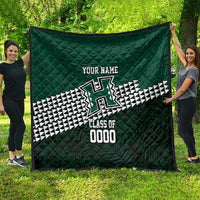 Hawaii Rainbow Warriors Alumni Custom Quilt Kanaka Arrows Tropical Vibes