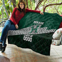 Hawaii Rainbow Warriors Alumni Custom Quilt Kanaka Arrows Tropical Vibes