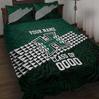 Hawaii Rainbow Warriors Alumni Custom Quilt Bed Set Kanaka Arrows Tropical Vibes