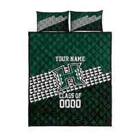 Hawaii Rainbow Warriors Alumni Custom Quilt Bed Set Kanaka Arrows Tropical Vibes