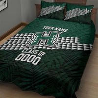 Hawaii Rainbow Warriors Alumni Custom Quilt Bed Set Kanaka Arrows Tropical Vibes