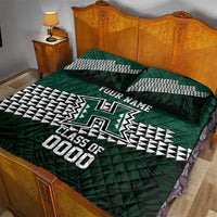 Hawaii Rainbow Warriors Alumni Custom Quilt Bed Set Kanaka Arrows Tropical Vibes