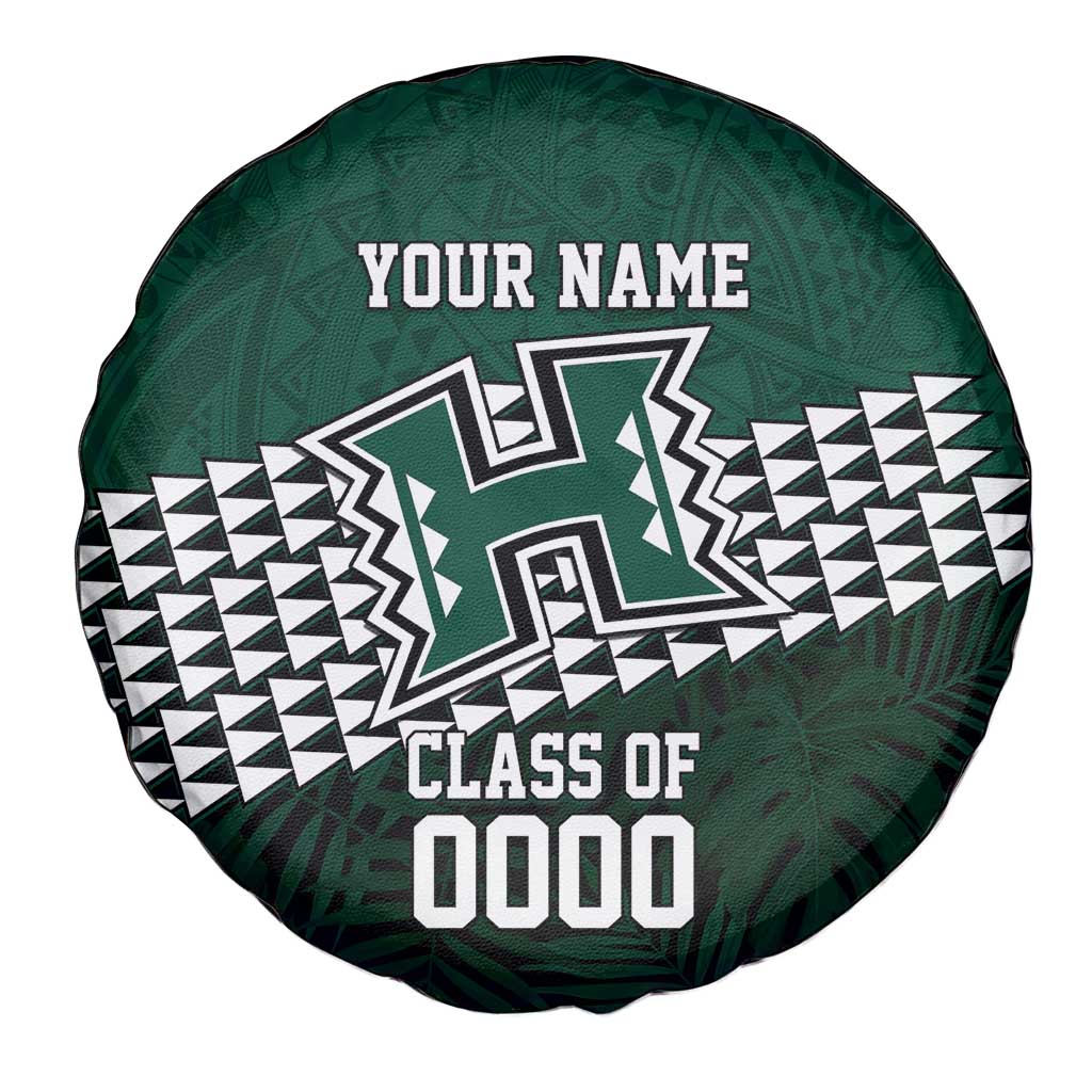 Hawaii Rainbow Warriors Alumni Custom Spare Tire Cover Kanaka Arrows Tropical Vibes