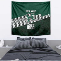Hawaii Rainbow Warriors Alumni Custom Tapestry Kanaka Arrows Tropical Vibes LT7 - Polynesian Pride