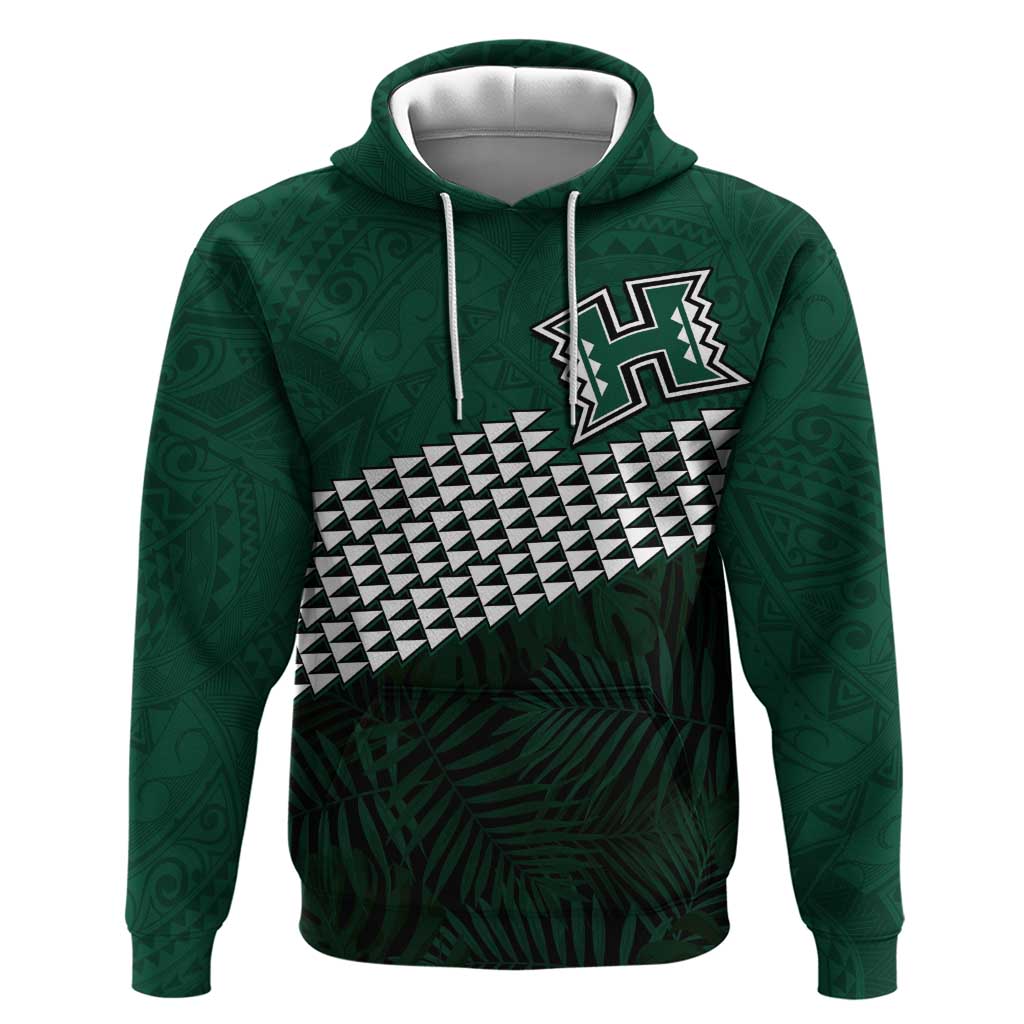 Hawaii Rainbow Warriors Alumni Custom Zip Hoodie Kanaka Arrows Tropical Vibes