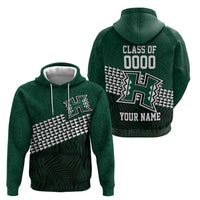 Hawaii Rainbow Warriors Alumni Custom Zip Hoodie Kanaka Arrows Tropical Vibes