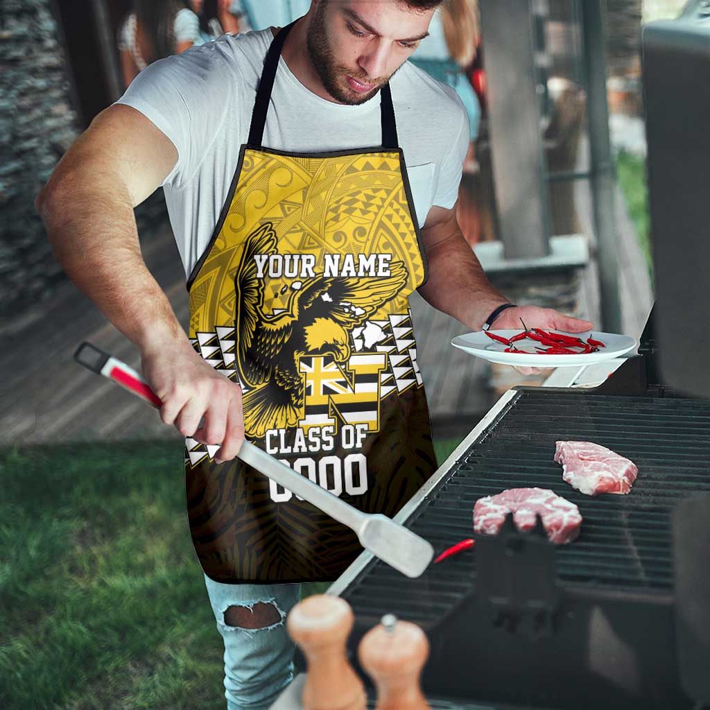 Hawaii Nanakuli High Alumni Custom Apron Kanaka Arrows Tropical Vibes