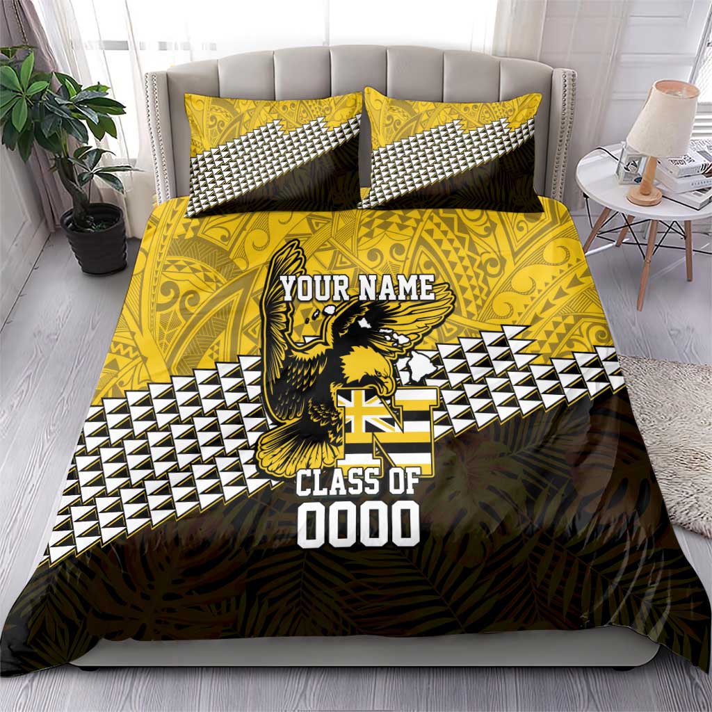 Hawaii Nanakuli High Alumni Custom Bedding Set Kanaka Arrows Tropical Vibes LT7 - Polynesian Pride