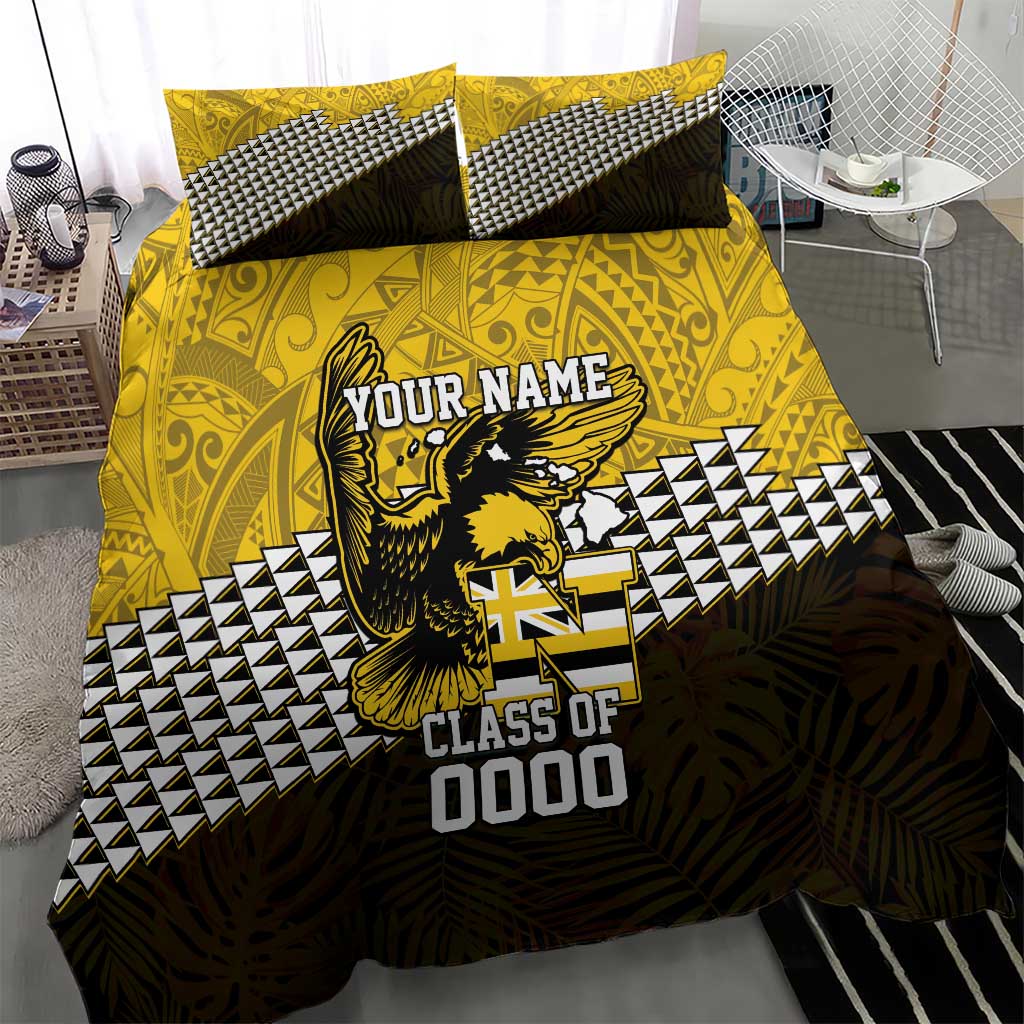 Hawaii Nanakuli High Alumni Custom Bedding Set Kanaka Arrows Tropical Vibes LT7 - Polynesian Pride